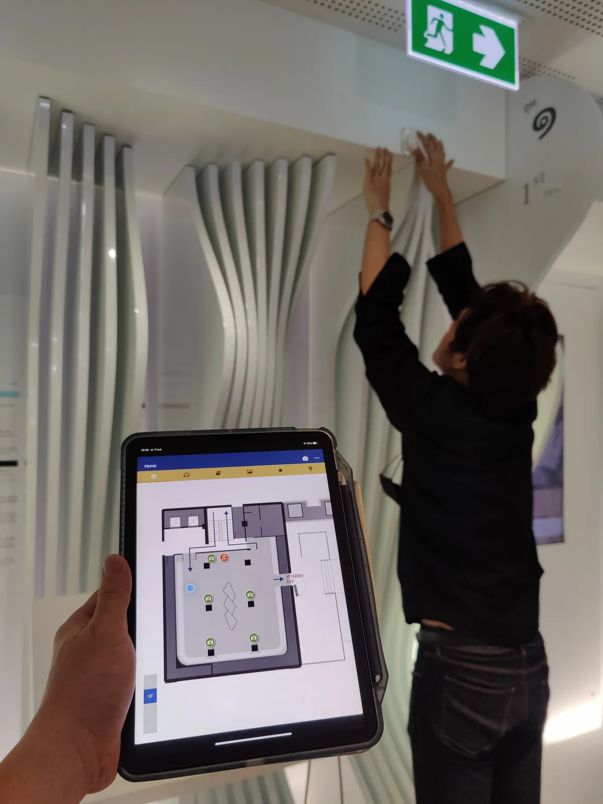 พิพิธภัณฑ์ธนาคารแห่งประเทศไทย — บำรุงรักษาระบบ Local Positioning System ภาพที่ 16